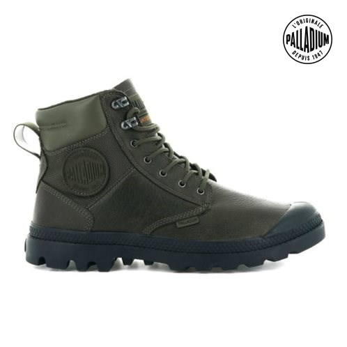 Palladium Pampa Shield WP+ LTH Laarzen Dames Olijfgroen | NL 73CJSNR